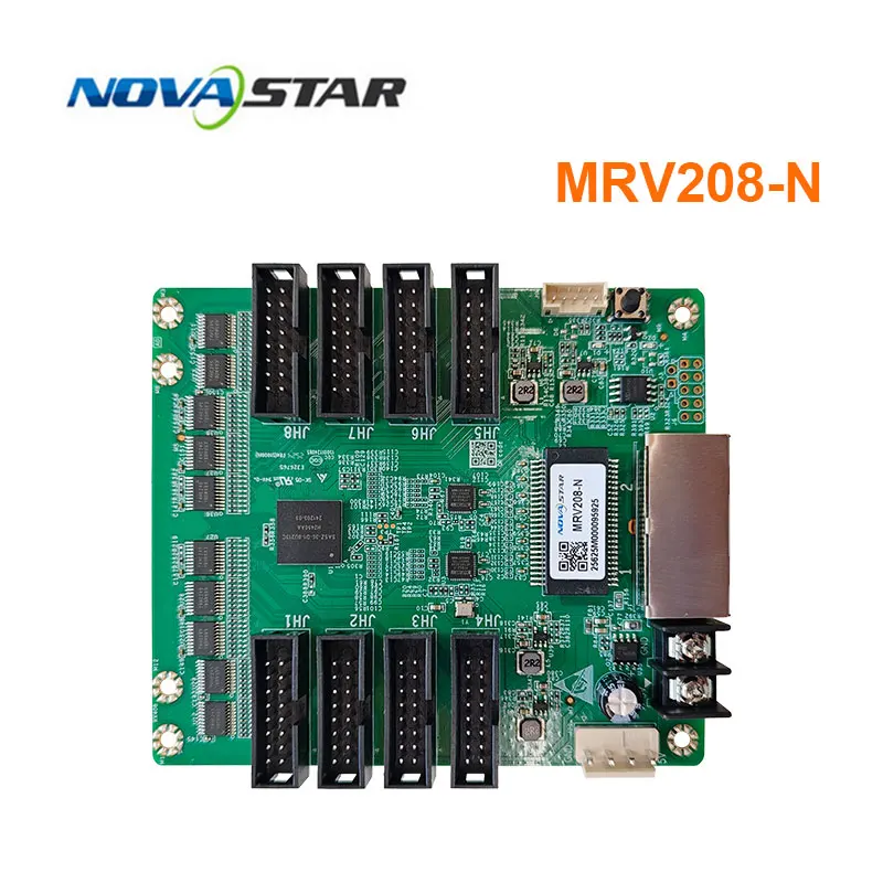 Novastar LED Receiving Card MRV208-N Full Color Synchronous Uses 8 Standard HUB75E Connectors Upgrade to replace MRV208-1