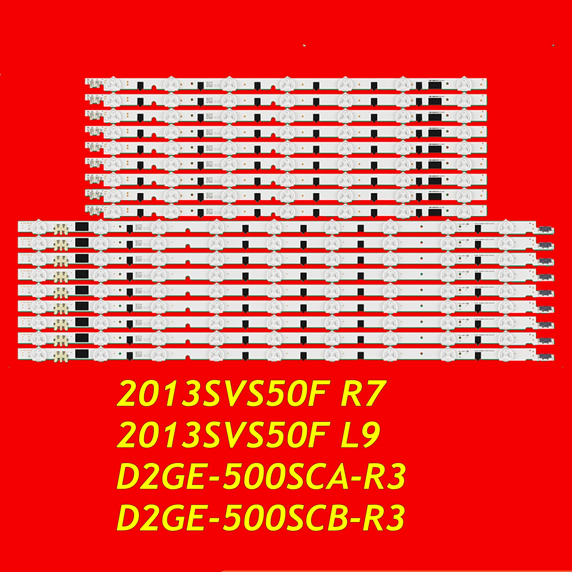 Led streifen für ue50f5000ak ue50f5300as ue50f5500aw ue50f6100ak ue50f6200as ue50f6400aw ue50f6800sb D2GE-500SCA-R3 D2GE-500SCB-R3