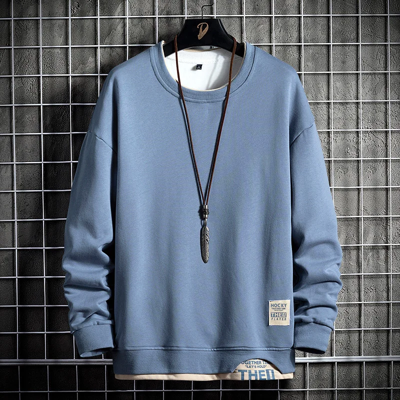 

Autumn Men's Hoodie Streetwear Hip Hop Harajuku Clothing Oversize Sweatshirts O-Neck Hoodies Man Pullover Fashion Top Essentials