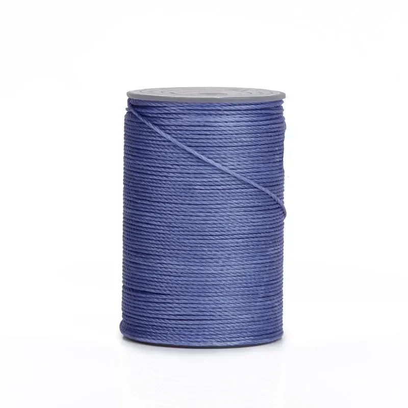 0,35 -0,45 -0,55 - 0,65 mm 63 Farben Polyester gewachste Linie Lederhandwerk Nähen Wachsfaden Schnur rundes Leder Nähwachsfaden DIY