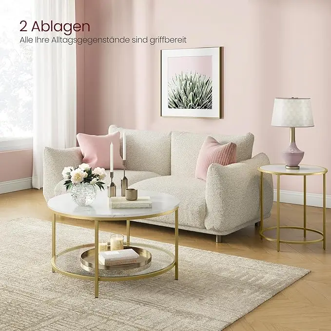 Vasagle Salontafel, Woonkamer Tafel, Sofa Tafel, Voor Woonkamer