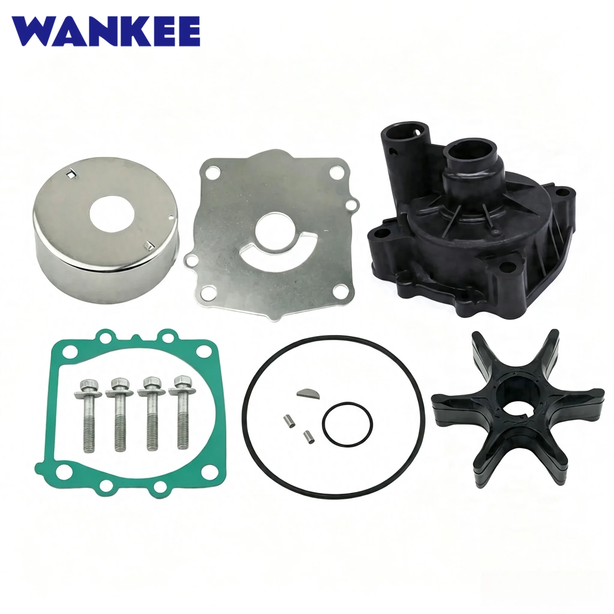 Wankee 68V-W0078-00 Water Pump Impeller Kit For 115HP F115 Yamaha LF115 130TXRC Outoard Motor