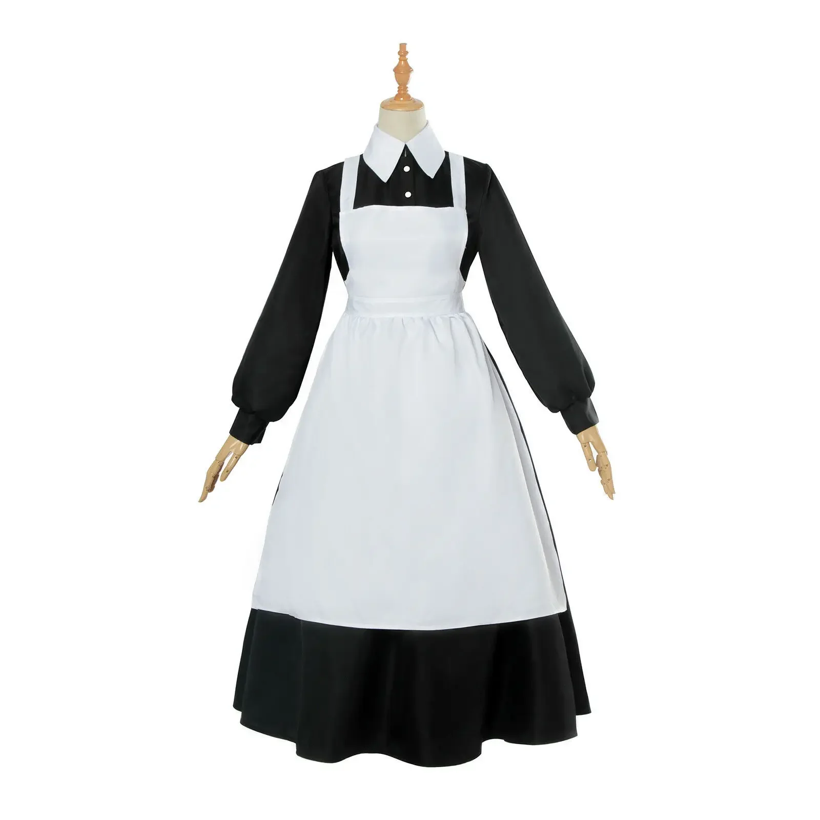 Anime Cosplay il Promised Neverland latterland lazzella Costume Yakusoku No Neverland Halloween Party Girls Maid Dress + set di grembiuli