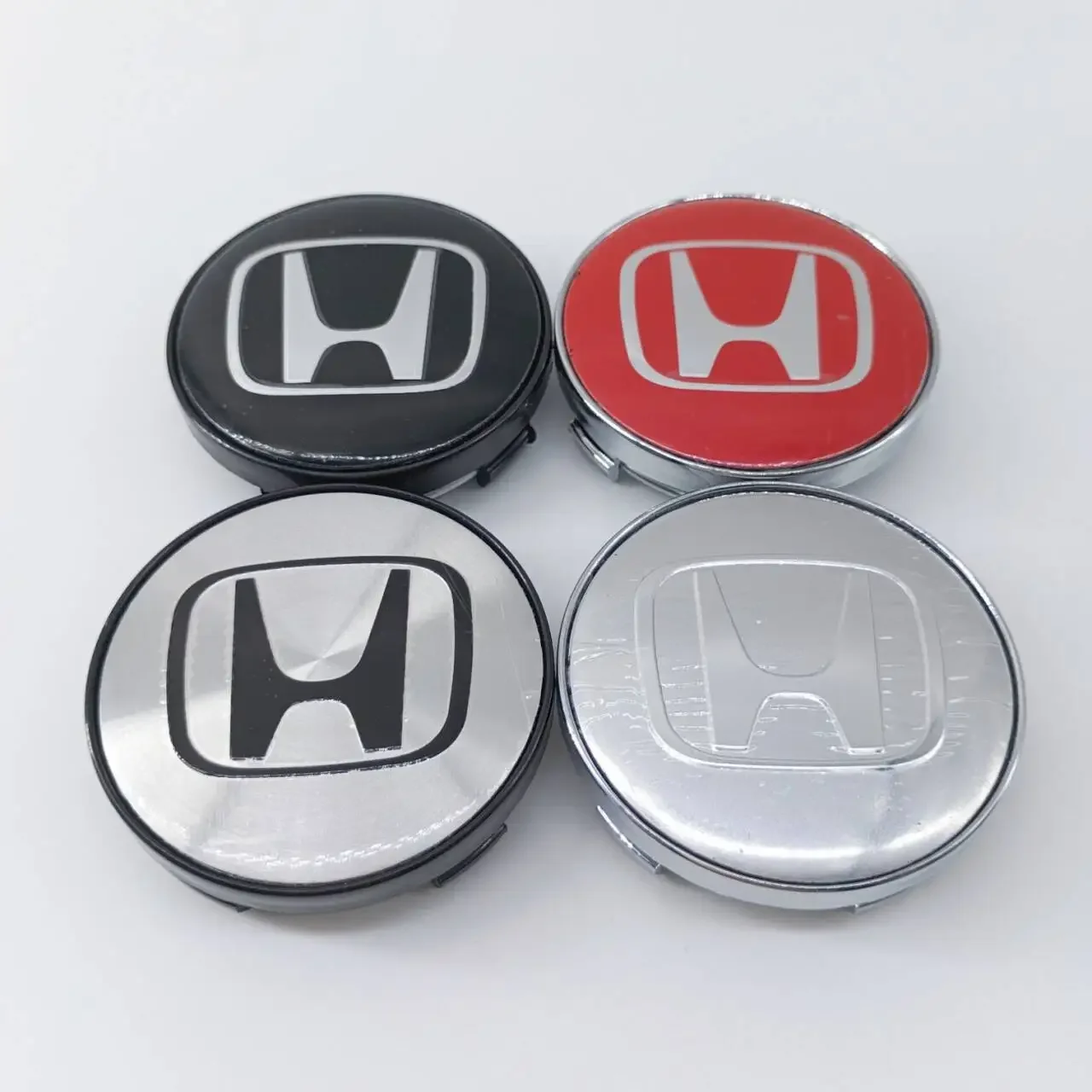 4pcs 56/60mm Car Wheel Center Cover Hub Caps Badge Accessorie For Honda Mugen INSPIRE VTEC DOHC Modulo Vezel CITY CIVIC RR Fit