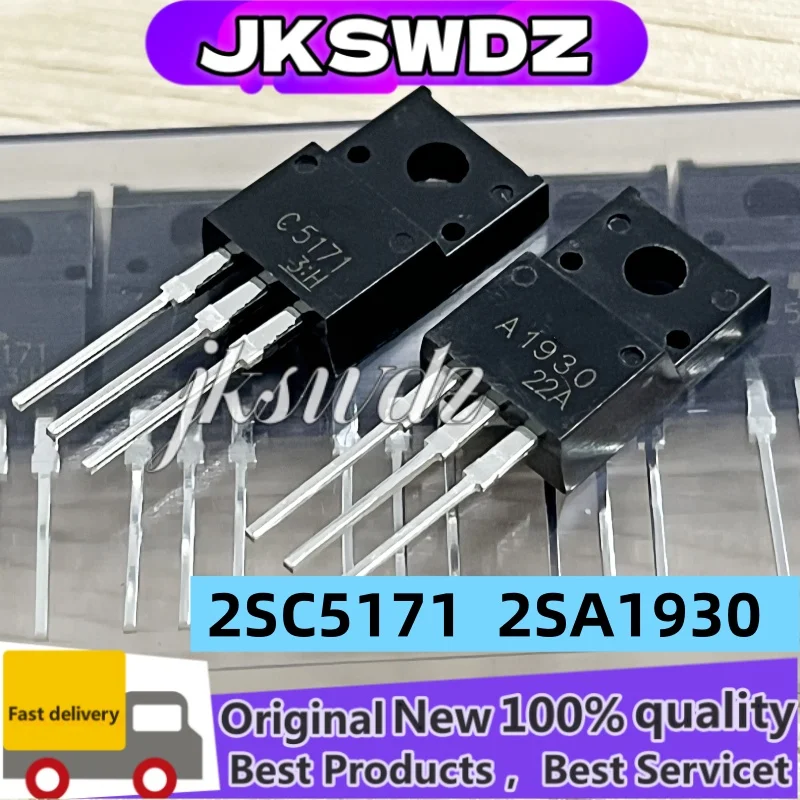 

10Pair 20pcs/lot New Original 2SA1930 2SC5171 (10pcs/lot A1930+10pcs/lot C5171) TO-220F Audio Distribution Pairing Tube