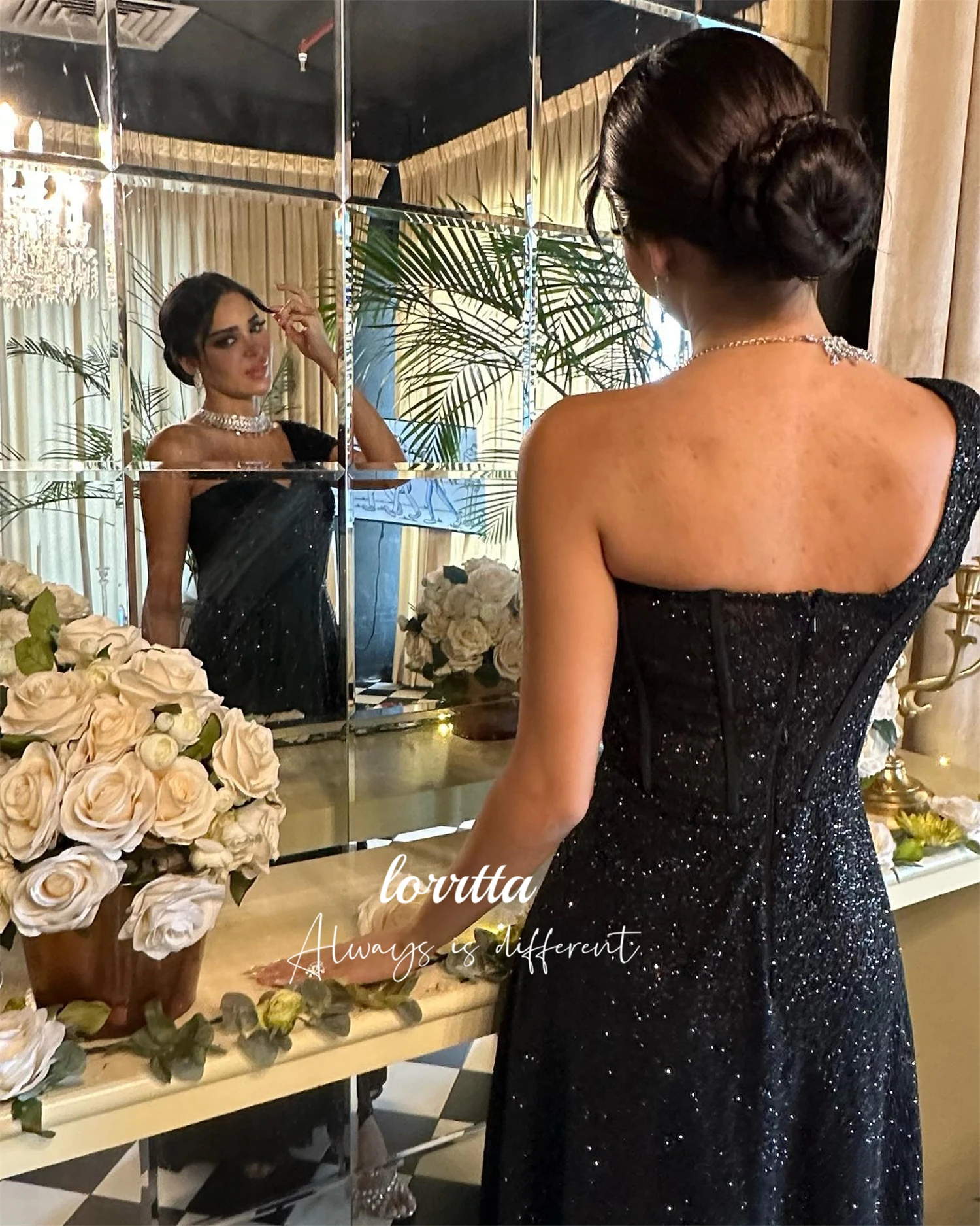 Lorrtta maßge schneiderte Party kleider für besondere Anlässe Luxus Frau Abendkleid Zeremonie neu in Kleidern Abendkleid Frau