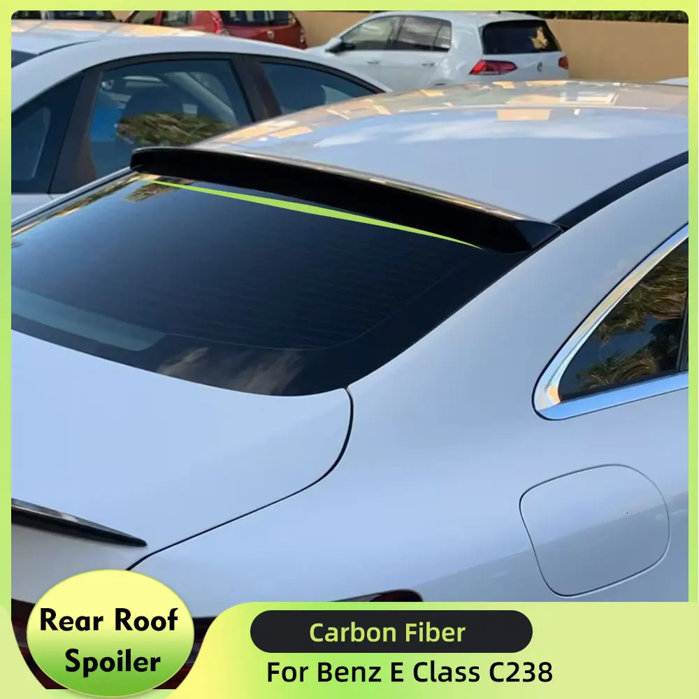 

Carbon Fiber Rear Roof Spoiler Wing For Mercedes-Benz E Class C238 E200 E400 E500 Coupe 2D 2017 2018 Rear Roof Wing Spoiler FRP