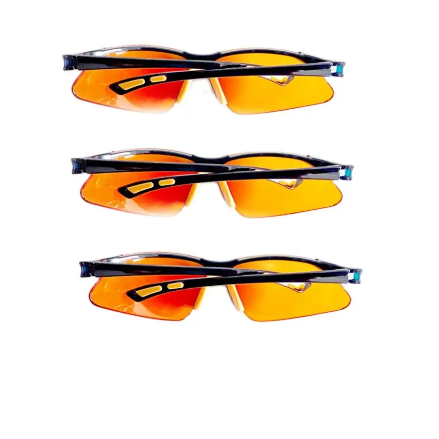 2 Peces Dental Orange Goggles Block LED UV Blue Lights Curing Glasses Protector