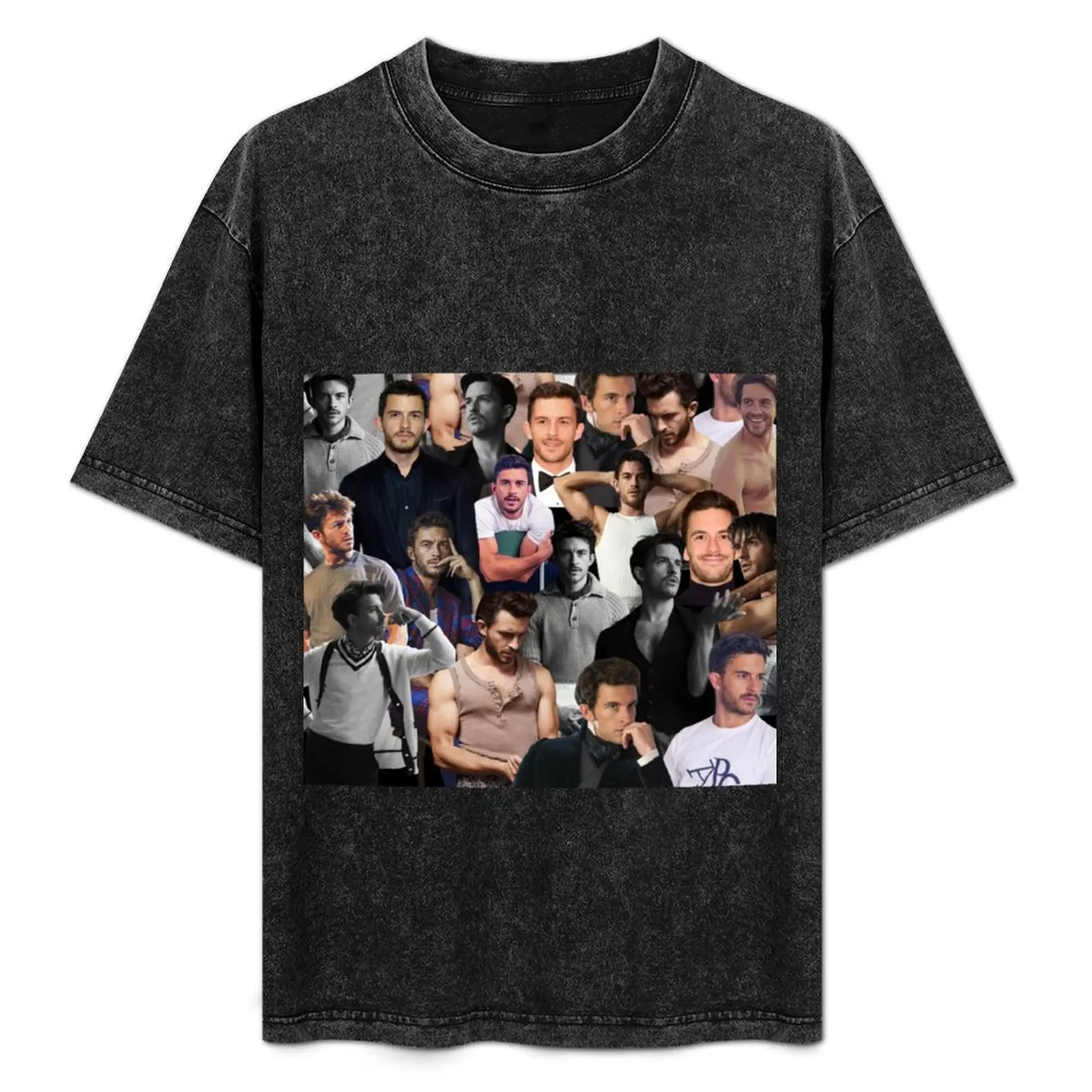 

Jonathan Bailey photo collage T-Shirt man graphic t shirt t shirts with prints T-Shirt