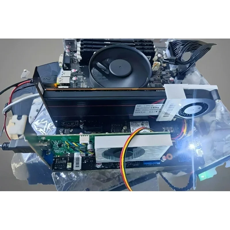 60mm Turbo Cooling Fan Add‑on FOR Huawei Atlas 300I V Low‑Profile AI Inference Accelerator Card