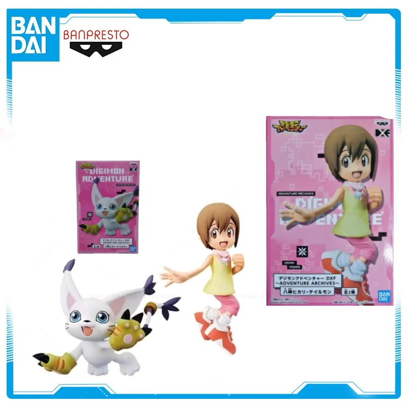 

In Stock Bandai Banpresto DXF Digimon Adventure Tailmon and Yagami Hikari Action Figure Model Doll Ornaments AS Collection MVC