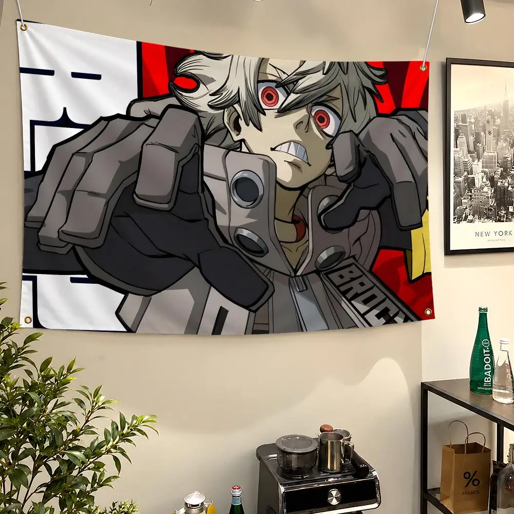 Anime Gachiakuta Cleaners Jinki Ground Flags Wall Hanging Flag Banners For Birthday Parties Outdoor Bedroom Dorm Room Decor