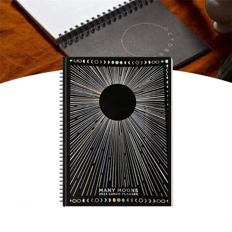 2025 Many Moons Lunar Planner, Lunar Planner For Witches, Magical Lunar Planner, 2025 Planner Notebook With Moon-POS