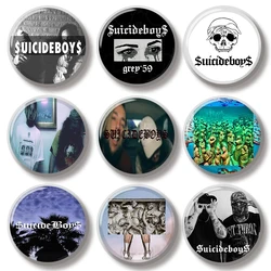 44MM Suicide Boys Album Pin Soft Button Pin Jewelry Creative Badge Cartoon Brooch Lapel Pin Bag Backpack Hat Decoration