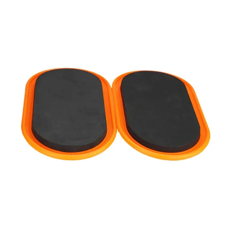 Yoga Fitness Slide Plate Pilates Foot Stepping Slide Plate Household Abdominal Muscle Training Sports Slide Pad Thickened Oval