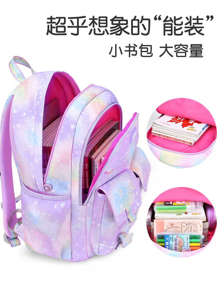 Children School Bags for Girls Waterproof Orthopedic Primary School Backpacks Princess Backpack Kids Teenager Schoolbag Knapsack