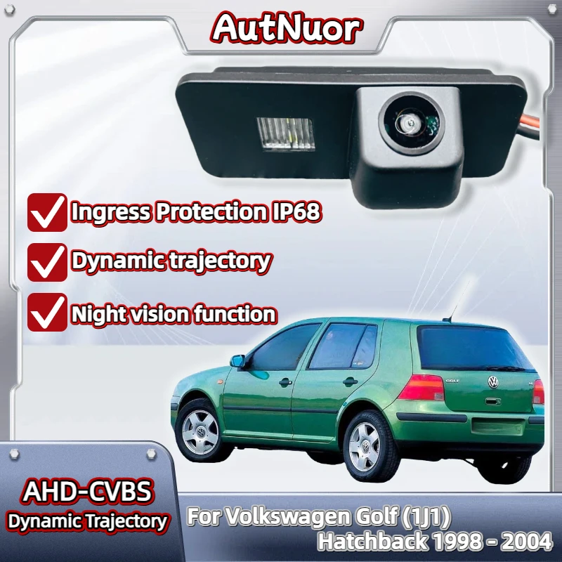 HD Fisheye Reverse Camera for Volkswagen Golf (1J1) Hatchback 1998-2004 Night Vision Rear View Backup Parking Camera CCDBackUp