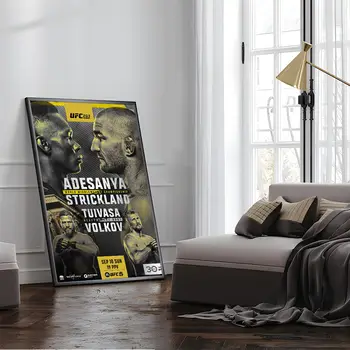 U-Ultimate Fighting Championship UFC DIY דביק פוסטר עמיד למים נייר מדבקת בית קפה בר עיצוב הבית 10 best sales פוסטרים של UFC - №9