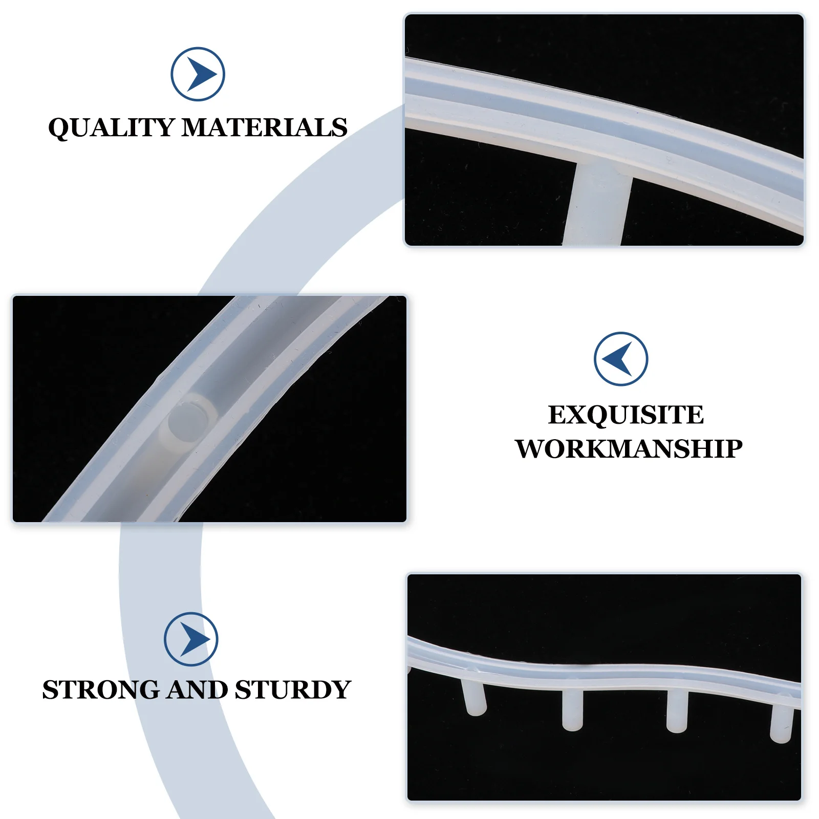 

Silicone Mold Diy Crystal Epoxy Resin Tray Holder Mould Reusable Washable Craft Tool For Jewelry Making Handmade