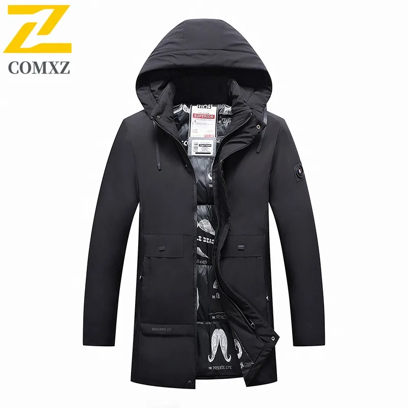 

COMXZ Mens Padded Jacket Hooded Outdoor Adventure Multi Functional Parka Fashion Travel Lightweight Winter New Padding Coat