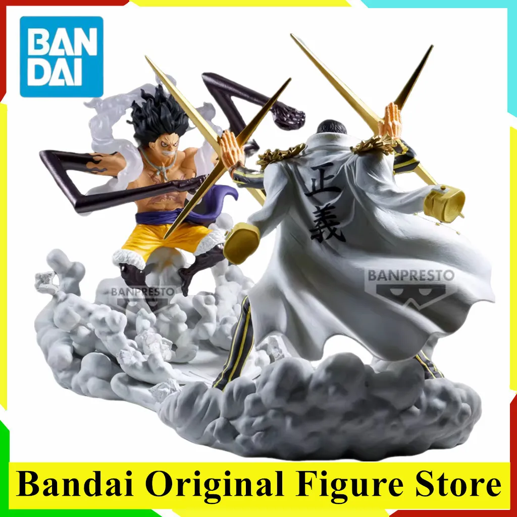

Оригинальная аниме BANDAI BAPRESTO ONE PIECE Kizaru Gear 4 Monkey D Luffy Senkou Zekkei, экшн-фигурка, игрушки, модель из ПВХ, коллекция