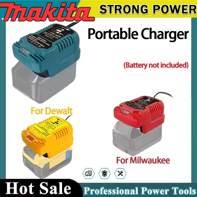 マキタポータブル充電器-18v-20v-リチウムイオンバッテリー-車のシガーライタープラグ交換用-dewalt-milwaukee対応