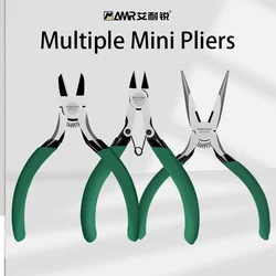 Mini 4.5in Pliers Diagonal Pliers Needle Nose Cutter Handcraft Beading Insulated Plier For DIY Small Jewelry Pliers Tools