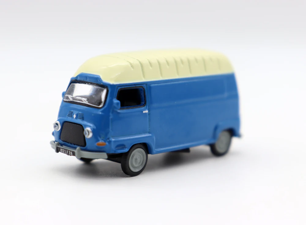 

New 1 87 RenNaault Estafette 1968 Blue Van HO Scale Toy Cars Diecast Simulation Model for Collection Gift