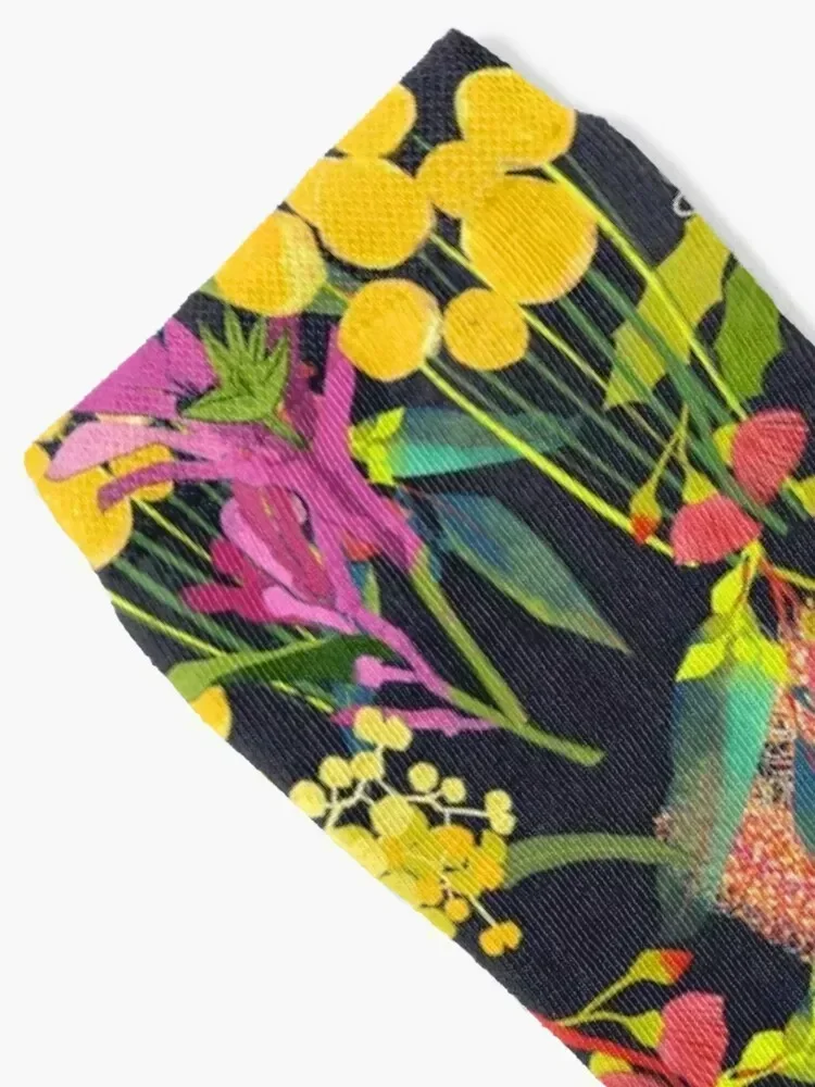 Australian Wild Flowers Socks designer short japanese fashion sports and leisure Luxury Woman Socks Men's