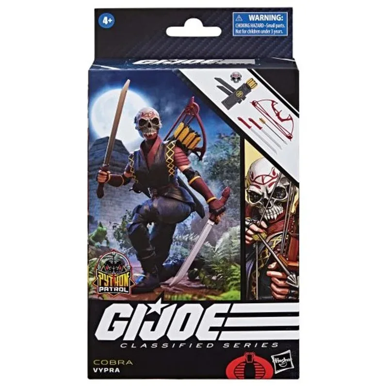 새로운 오리지널 Hasbro G.I.JOE Classified 시리즈 88 Cobra Vypra 액션 피규어 모델 장난감 생일 선물 컬렉션