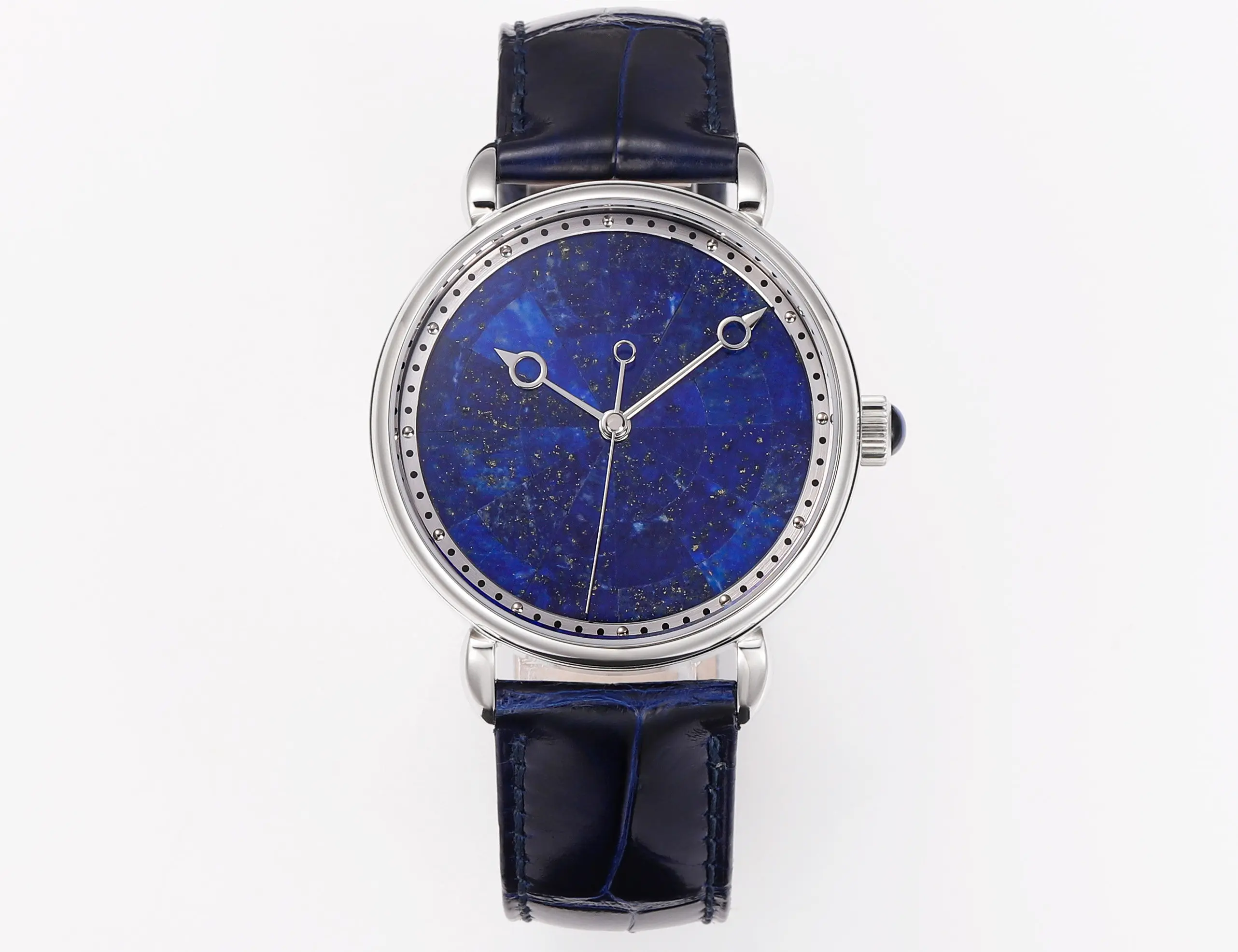

HUASUO Huasuo 41mm Lapis Lazuli Disc Men's Watch ETA Movement 50m Waterproof Mechanical Watch