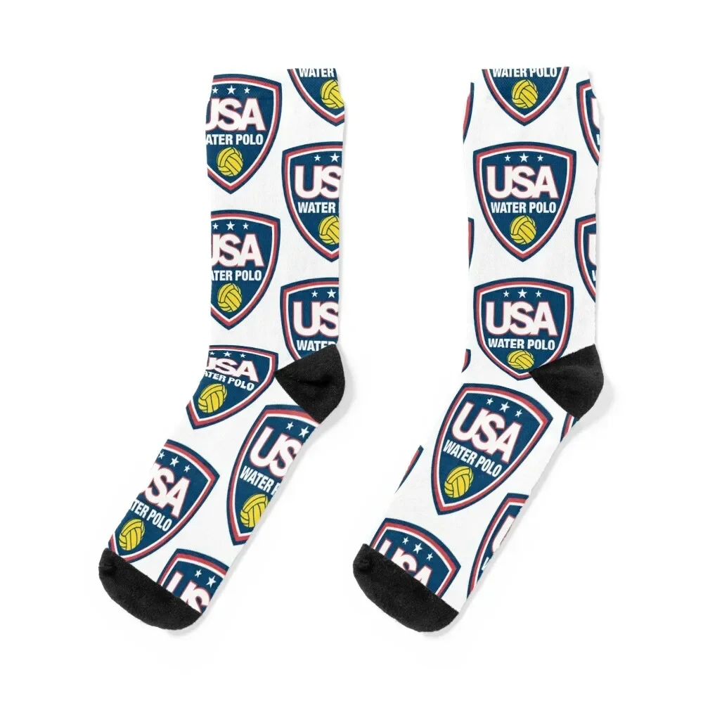 

USA Water Polo Socks with print winter thermal gift Rugby Man Socks Women's shoes FASHION Climbing Man Socks Women's
