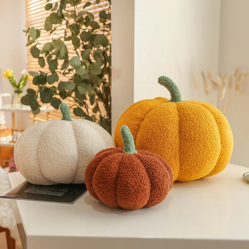 

New Pumpkin Pillow Plush Toy Cushion Pumpkin Sofa Pillow Halloween Children'S Gift Toy Furniture Decoration Desktop Ornament