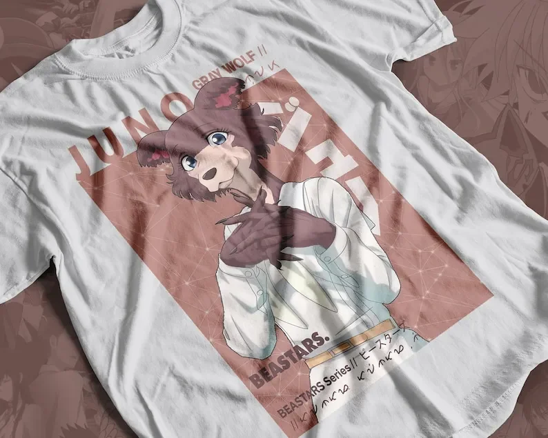 Футболка унисекс Juno Beastars, футболка Аниме Манга Футболка унисекс Juno Beastars, футболка Аниме Манга