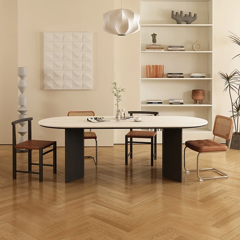 

Corner Living Room Dining Table Party Floor High Design Kitchen Dining Table Room Restaurant Gaming Muebles Unique Furniture