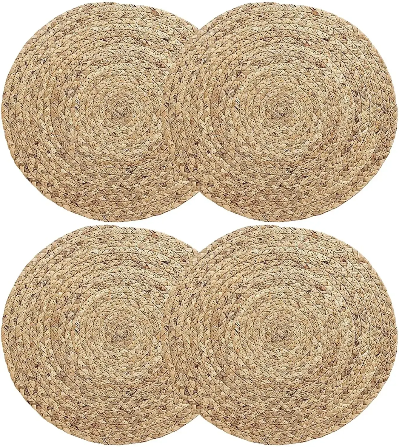 New Manufacturer\'s Stock Handmade Woven Gourd Grass Meal Mats,Heat-insulating And Anti Scalding Clay Pots, Coasters