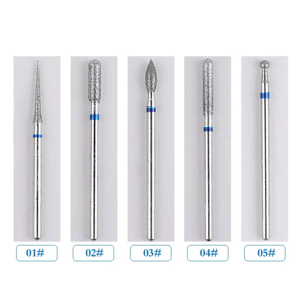 Nail Cone Tip Ceramic Drill Bits Electric Cuticle Clean Rotary For Manicure Pedicure Grinding Head Sander Tool Nail Accessories