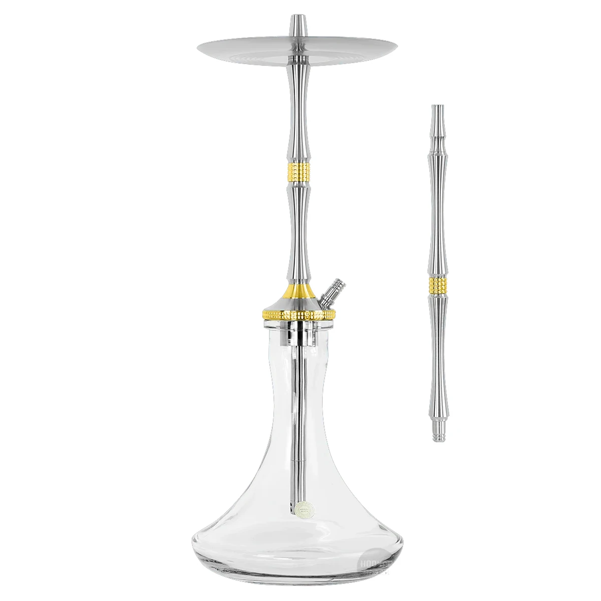 

Кальянный набор Big Maks Rich Bero из нержавеющей стали 304 с стеклянной колбой, однотрубный