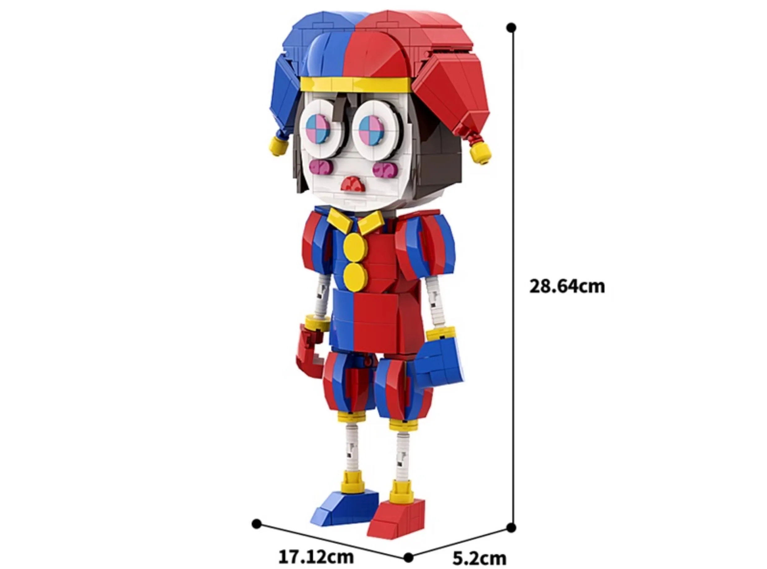 New MOC Circus Monster Clown Creative Building Block Doll Animation Toy Model Children Puzzle Assembled Model Boy Halloween Gift