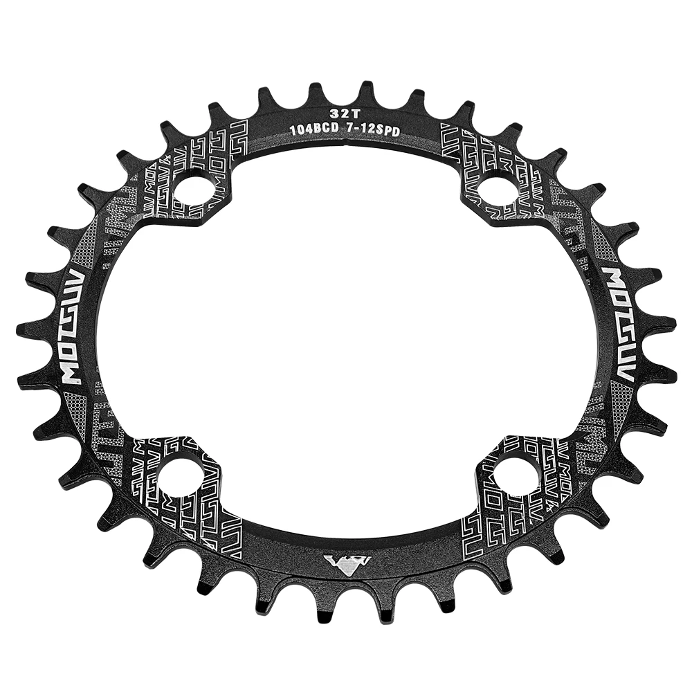 MOTSUV 104BCD Oval Narrow Wide Chainring  32T 34T 36T 38T Crankset Tooth Plate For MTB Mountain Bike Parts