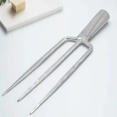 

3 Prongs Iron Fork Garden Tool Fishing Forks Outdoor Tackle Gaff Hunting Weeding Fork Fish Spear Fishing