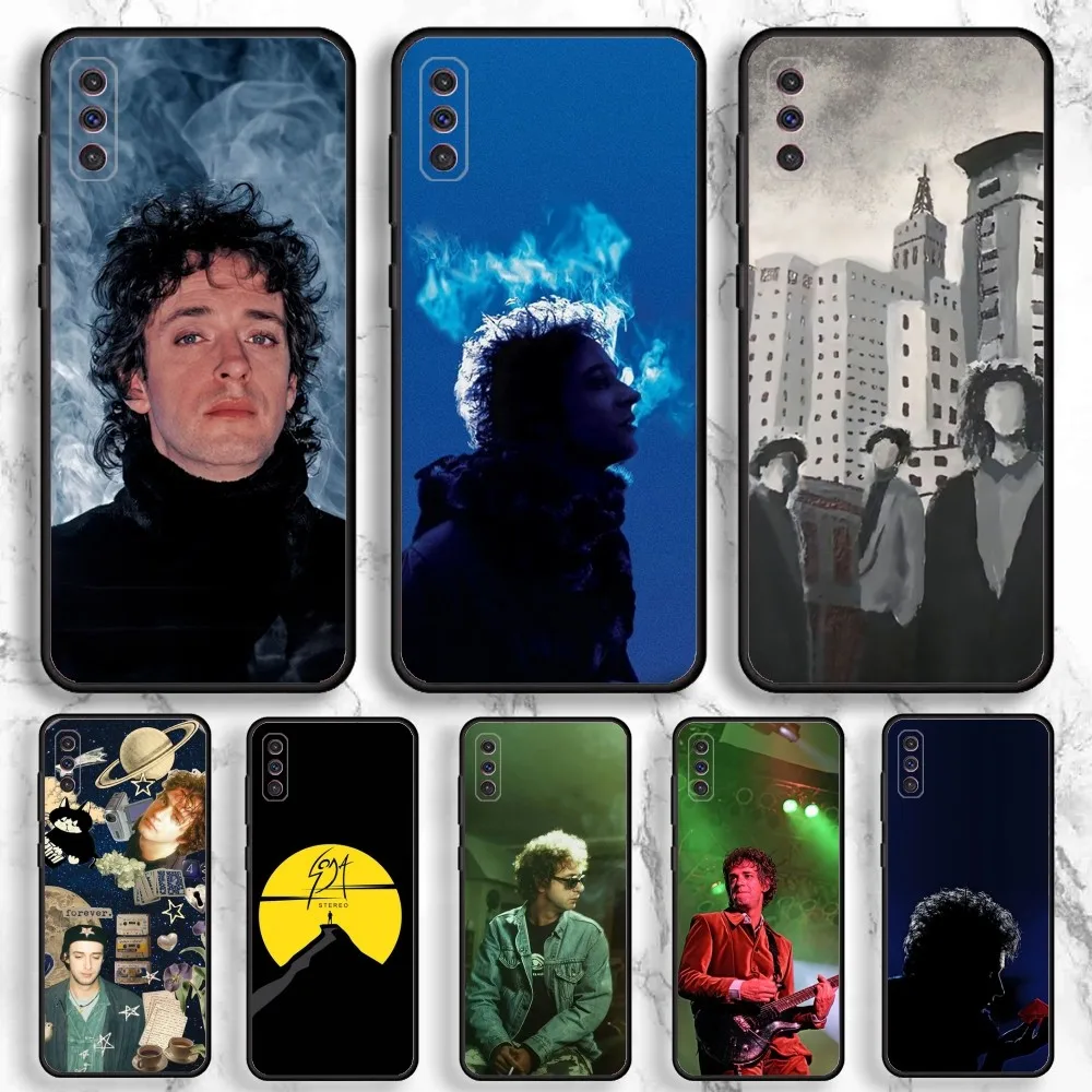 Soda Stereo Band Phone Case For Samsung Galaxy A13,A21s,A22,A31,A32,A52,A53,A71,A80,A91 Soft Black Phone Cover