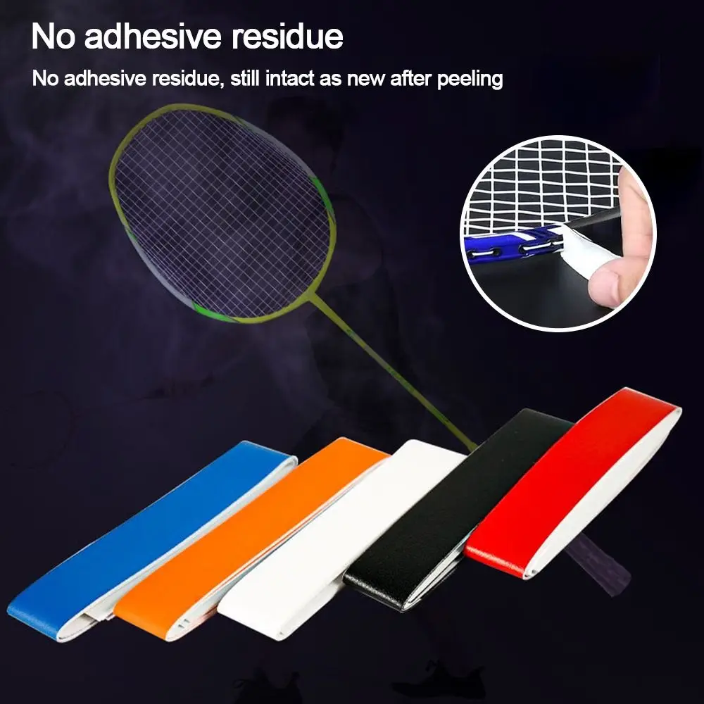 Self Adhesive Racket Head Protector Tape Wear Resistant Anti Paint Off Racket Protector Racket Head Stickers Sport Equipment