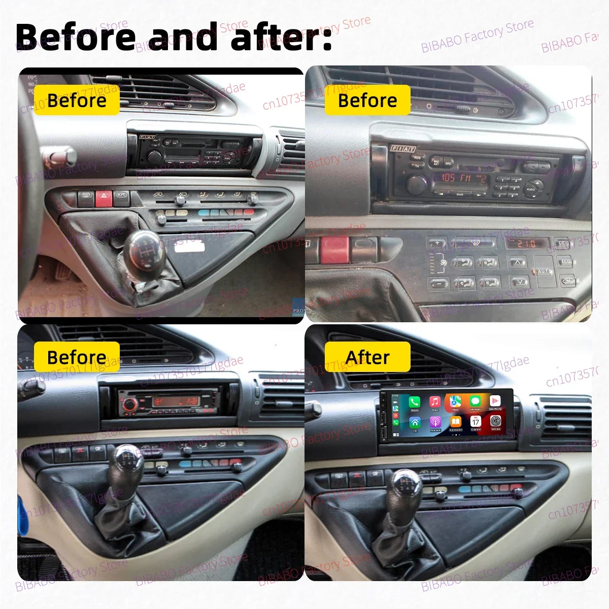 Android Car Multimedia for FIAT ULYSSE 1994-2001 6.86