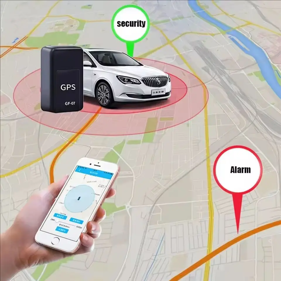 

Автомобильный GPS-локатор Gf07, автомобильный GPS-трекер, сильное магнитное устройство GPS-слежения в реальном времени, анти-потерянная сигнализация, GPS-положение, бесплатное приложение