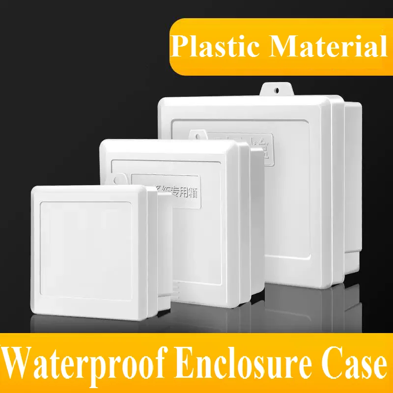 Outdoor Electrical Enclosure Case, Push pull cover design ABS Plastic Rainproof Enclosure Box, Drawer-type Cover Waterproof Box