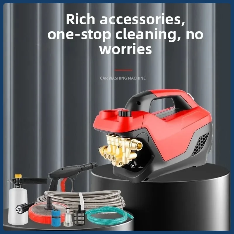 

NEW 2025 Ultra-high Pressure Car Washing Machine 220V Household High-power Automatic Adjustable Pressure Car Washing Machine