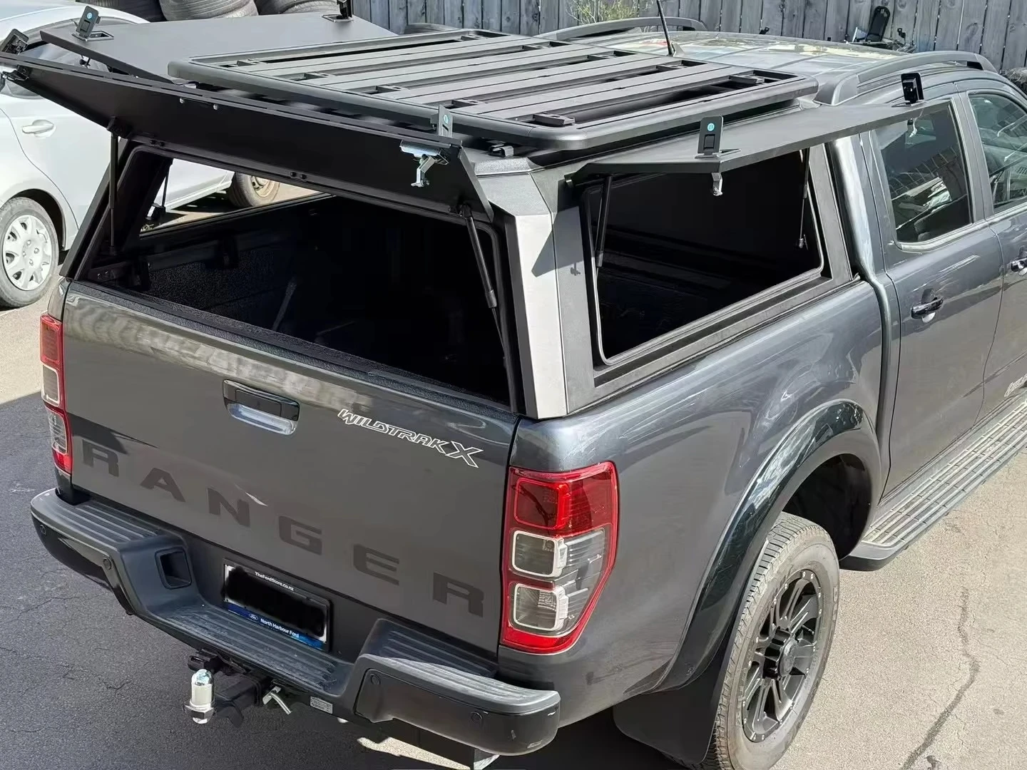 Premium Aluminum Alloy Pickup Bed Topper Compatible with  for Ram Tacoma Colorado NP300 Pickup Truck Bed Position