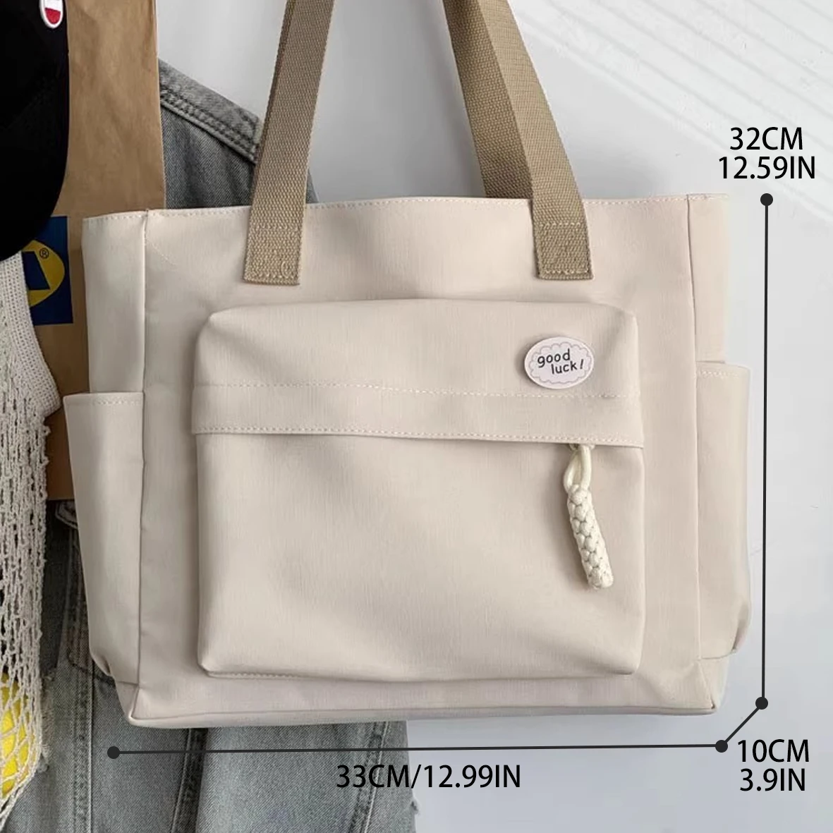 Thumbnail 3 - #35 Latest Canvas Shoulder Tote Updates