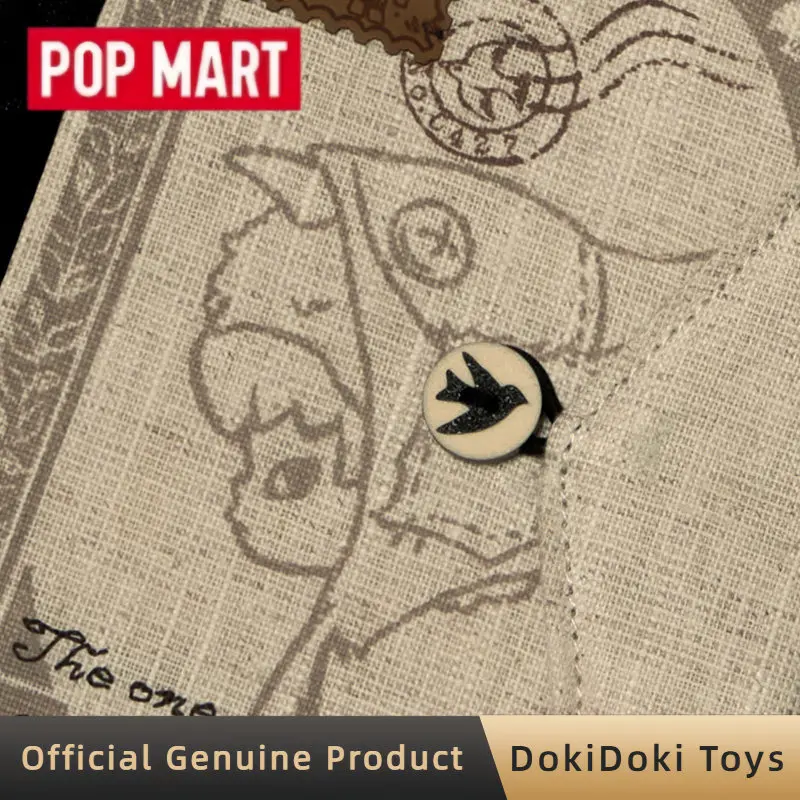 

POPMART Hirono Mist-Walker Series Fabric Passport Holder Hirono Plush Pendant Blind Box Figures Peripheral Toys Birthday Gift